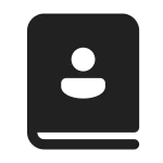 Contacts SVG Icon